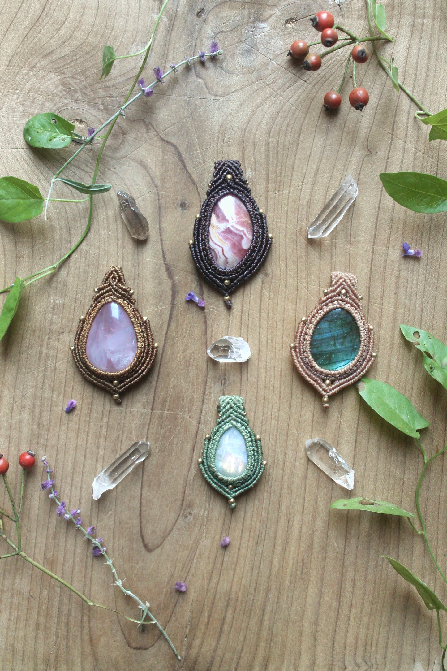 Collana Luce Labradorite bianca