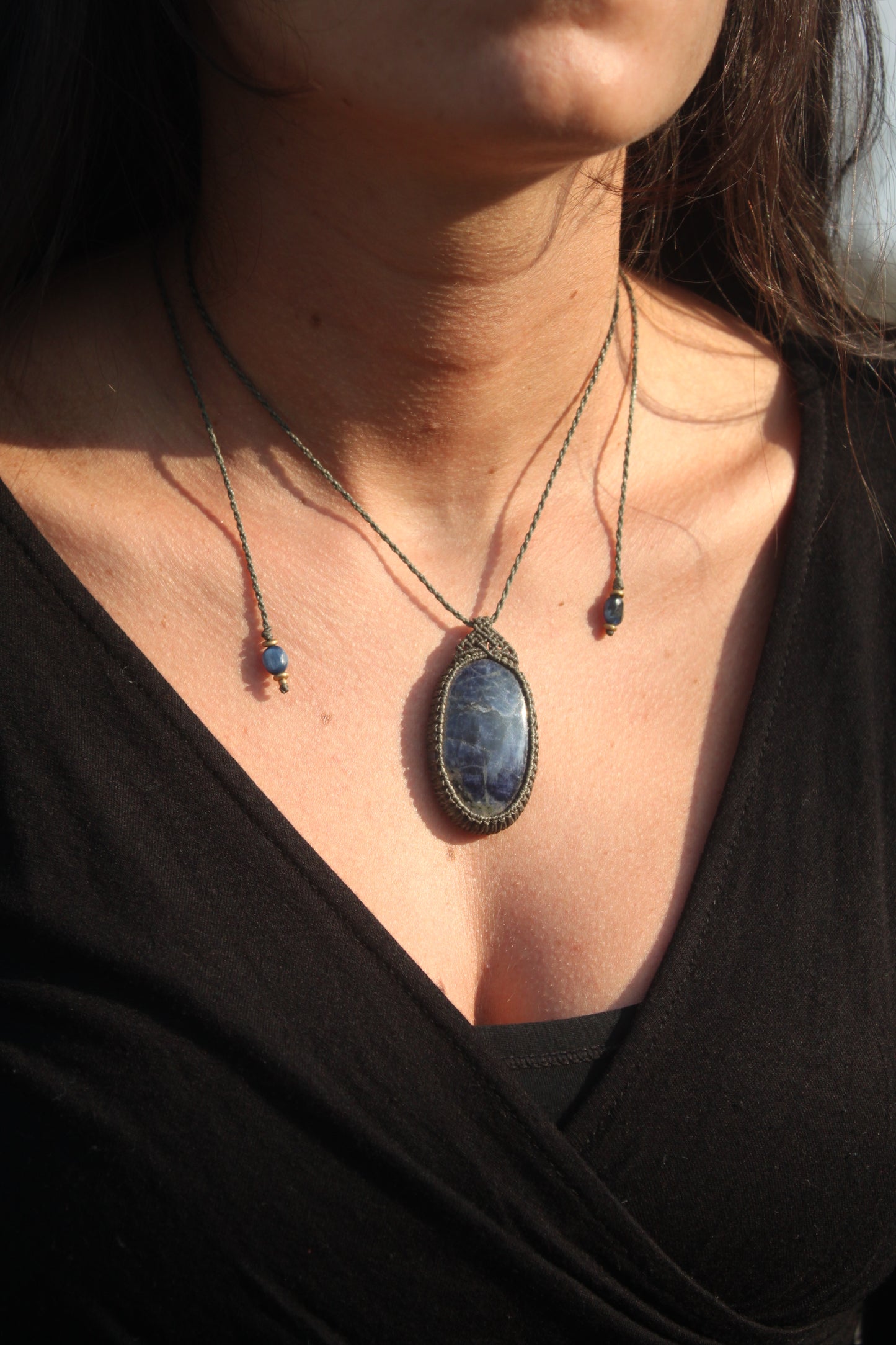 Collana Sodalite Blu