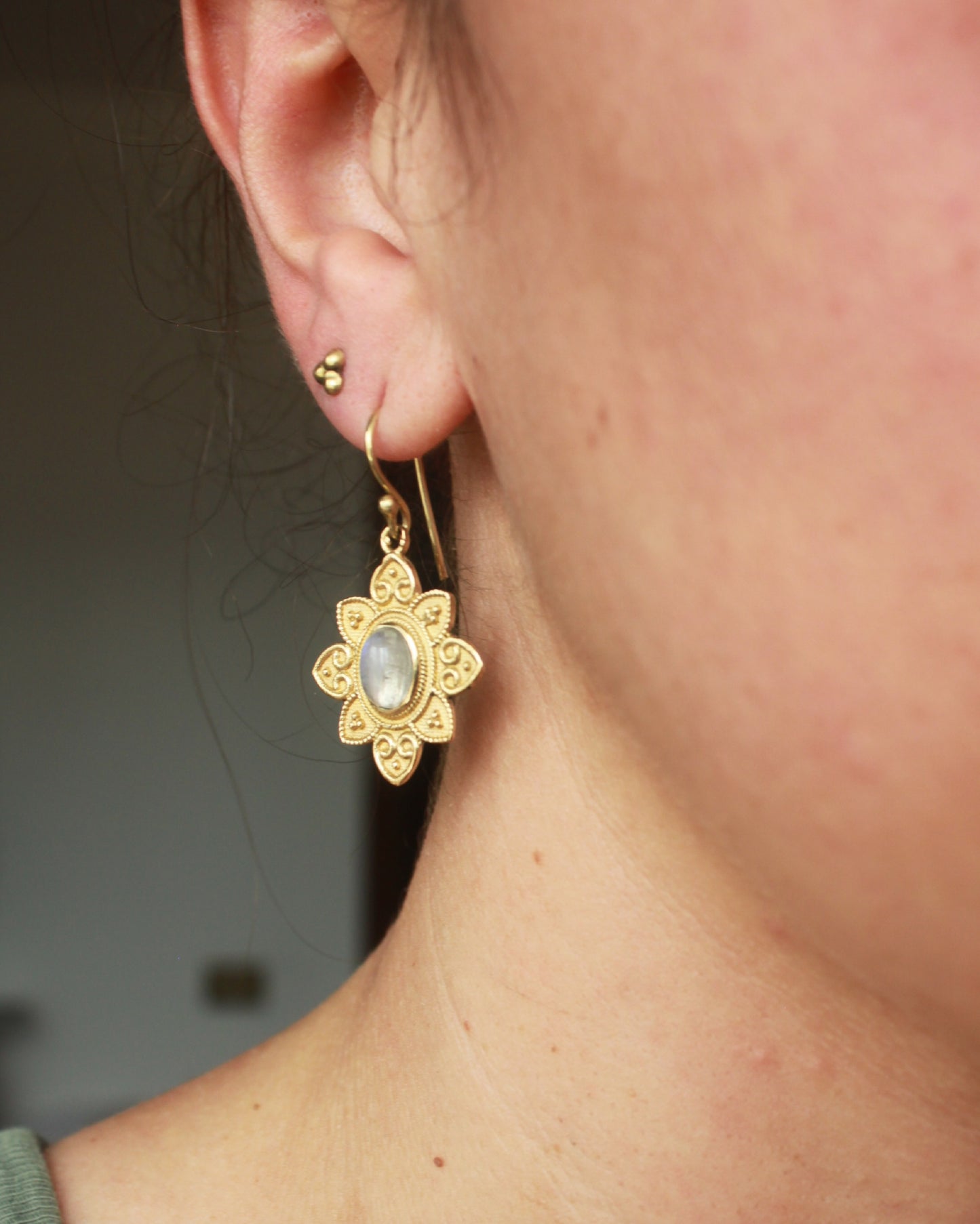 Orecchini Fiore lunare