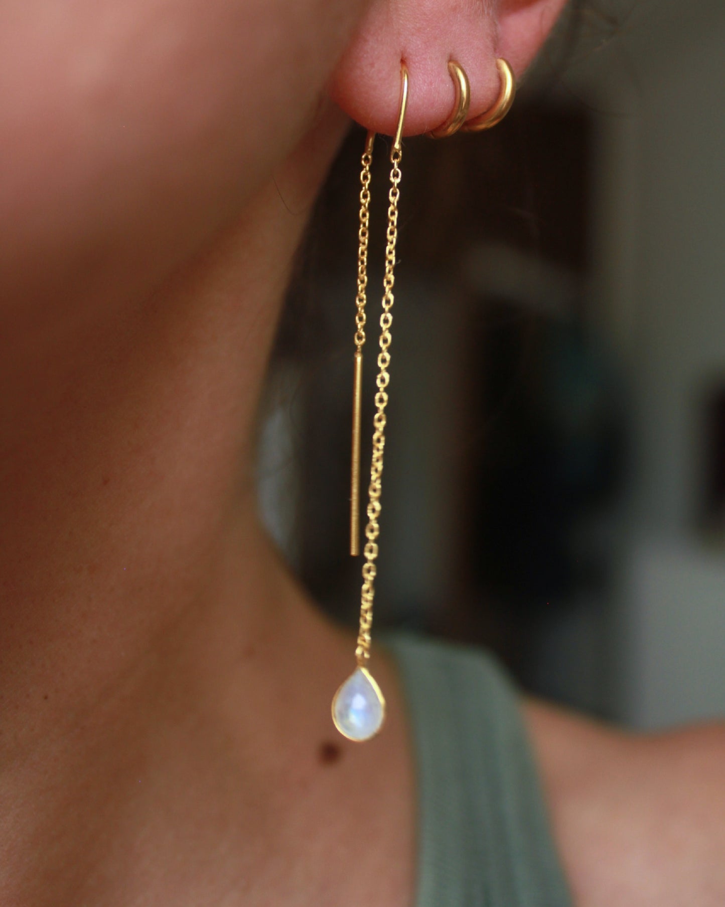Orecchini Goccia oro 14kt