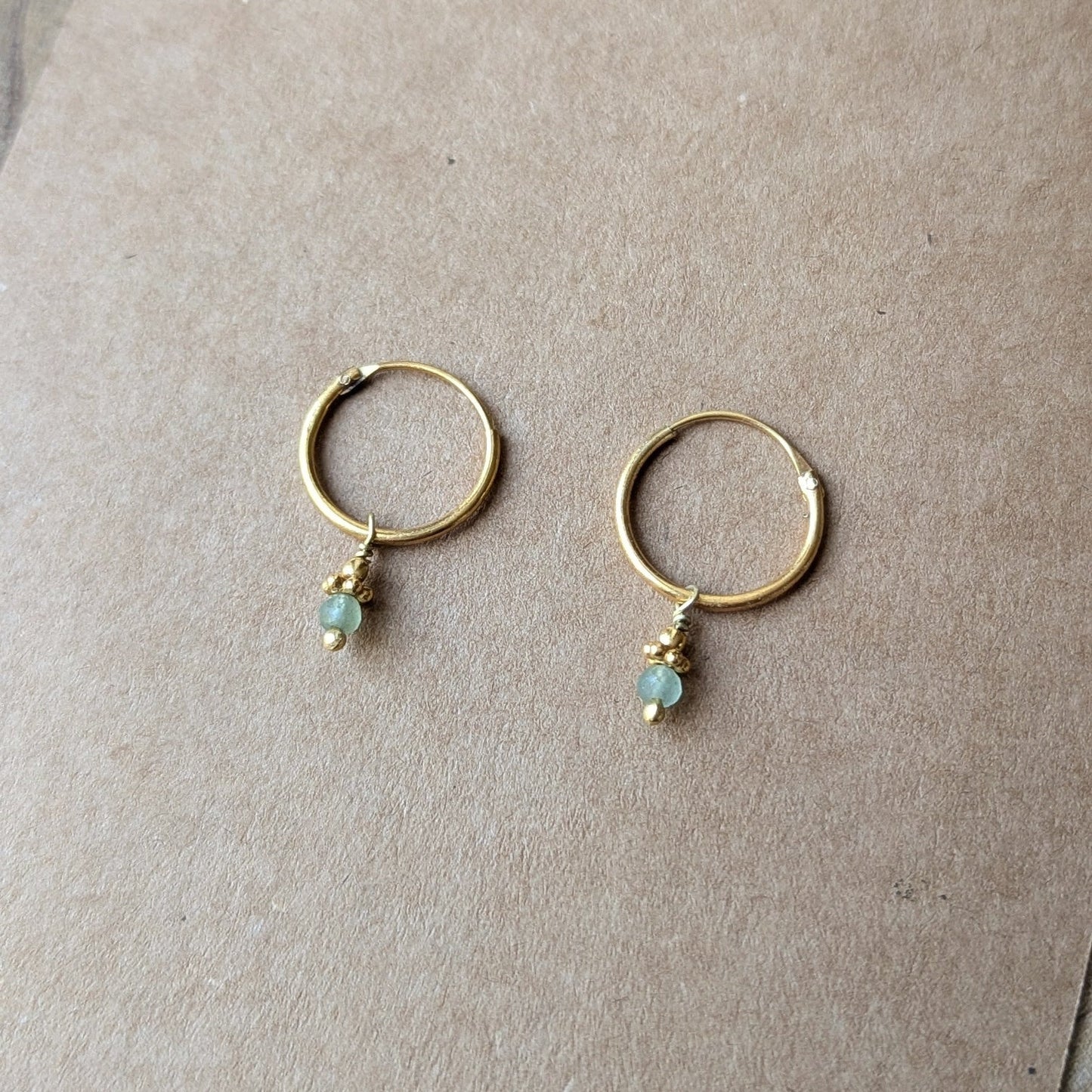 Orecchini Acquamarina oro 14kt