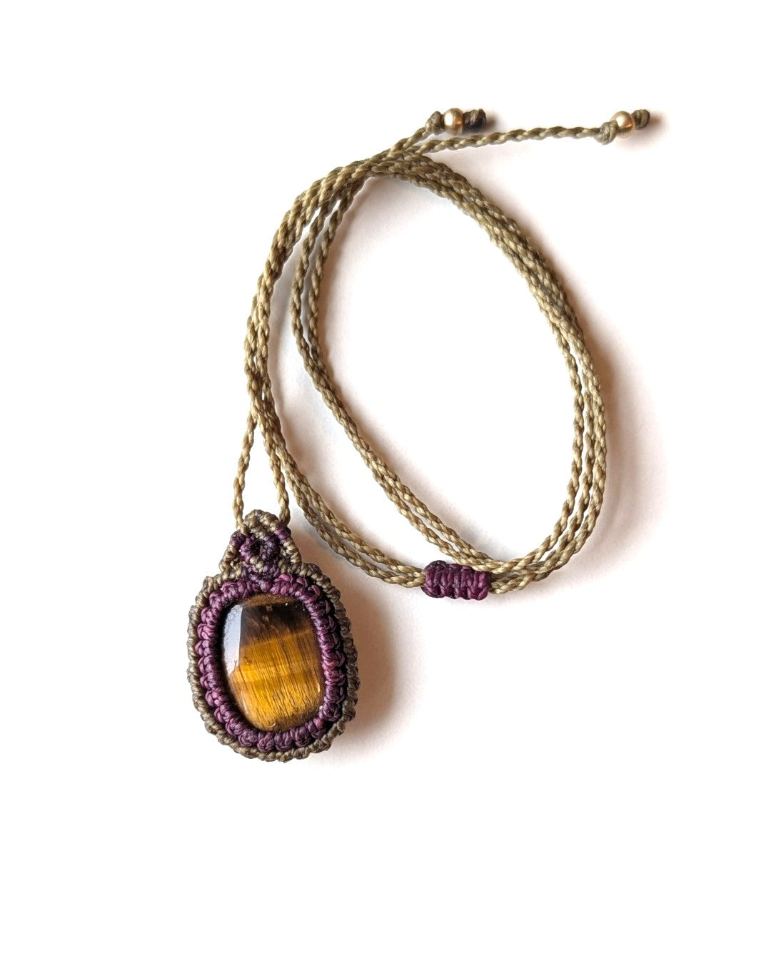 Collana Coraggio con Occhio di tigre