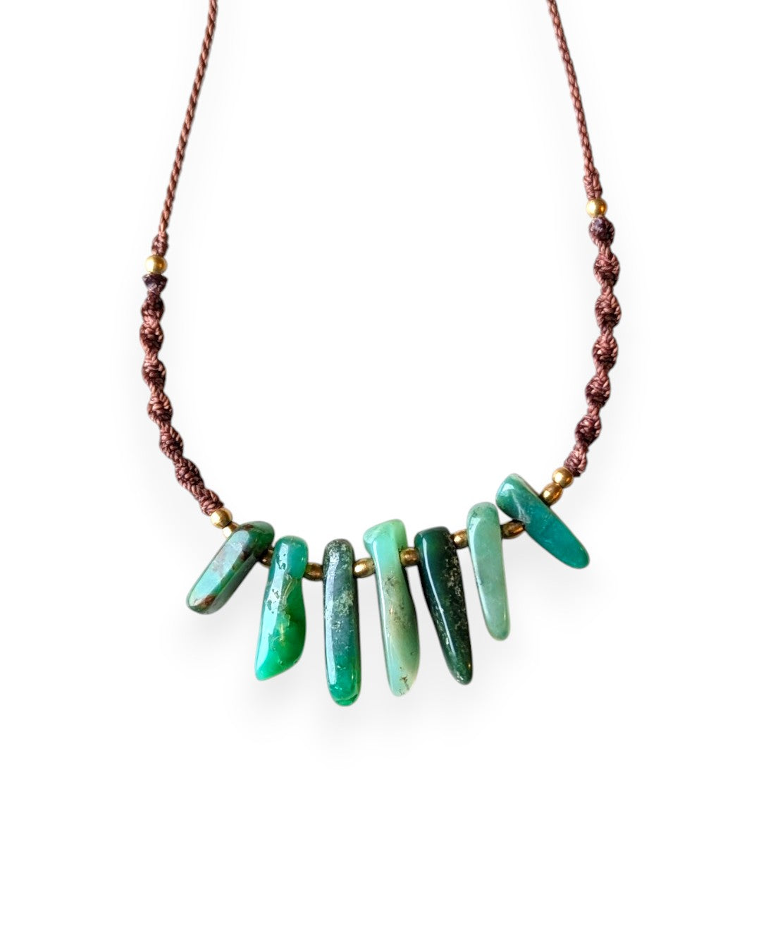 Collana Raggio con Crisoprasio