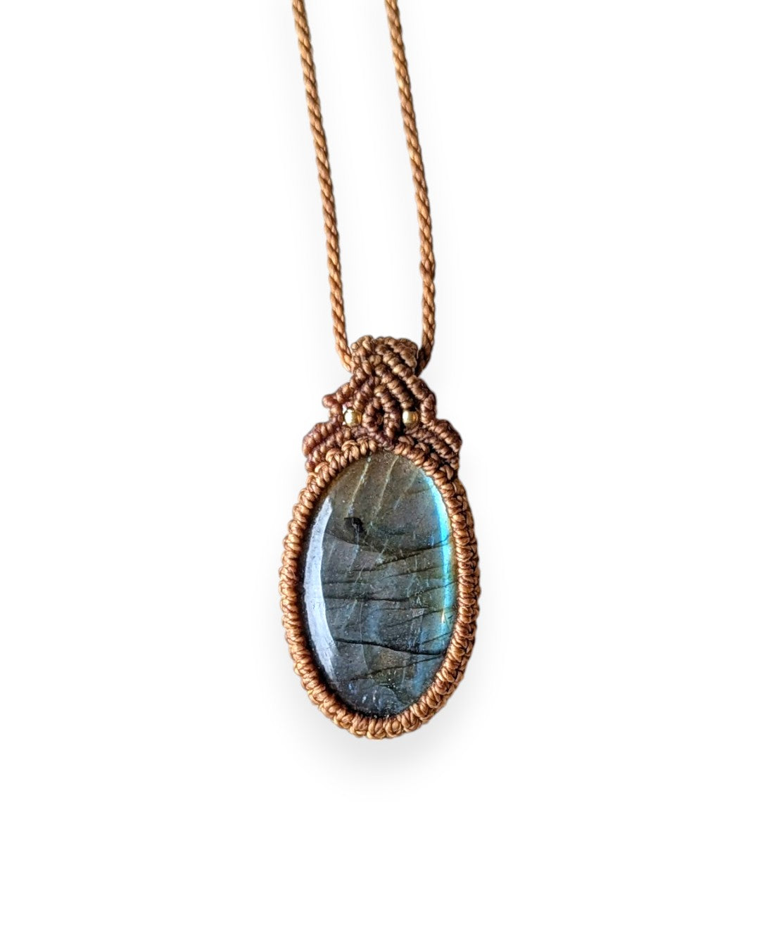 Collana ciondolo labradorite