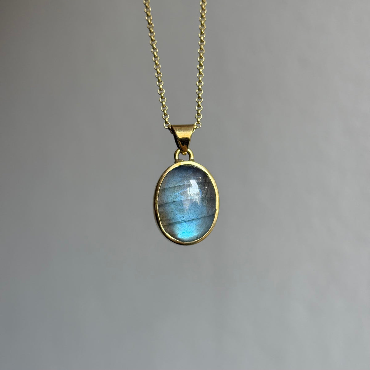 Ciondoli labradorite blu