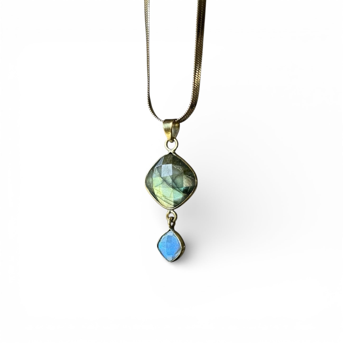 Ciondoli doppia labradorite