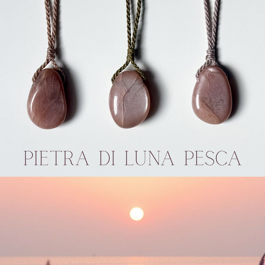 Piccoli tesori - pietra di luna pesca