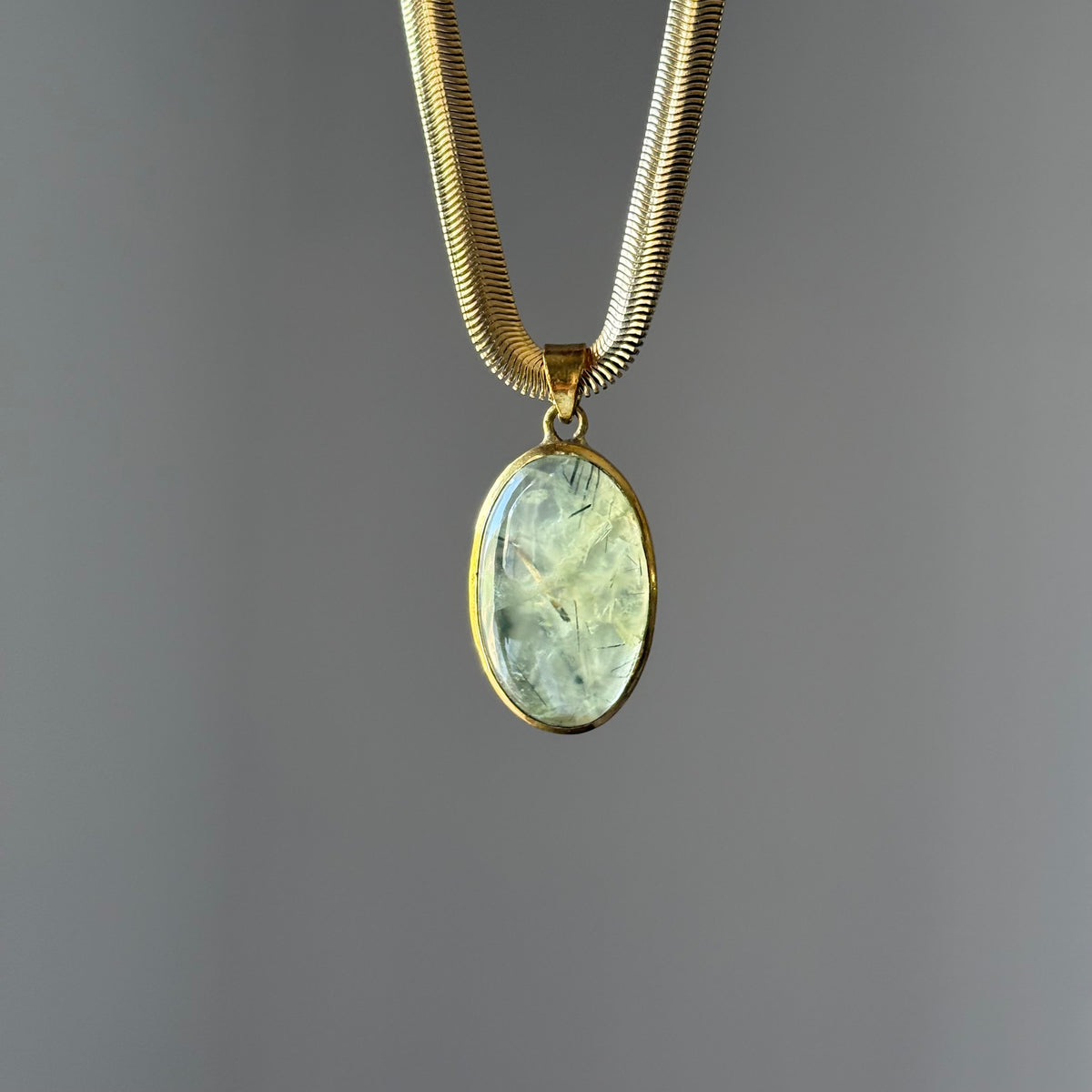 Collana Prehnite