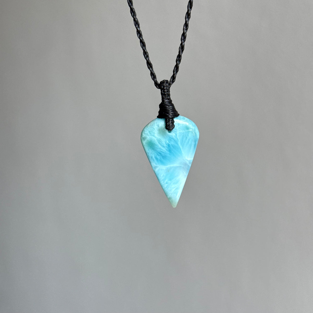 Collana macramè Larimar 14