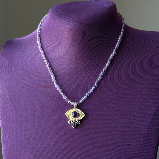 Collana Occhio ametista