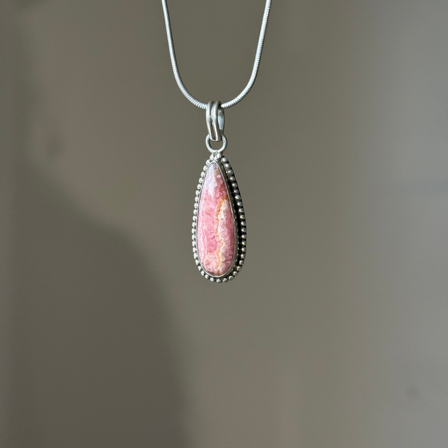 Ciondolo rodocrosite 1