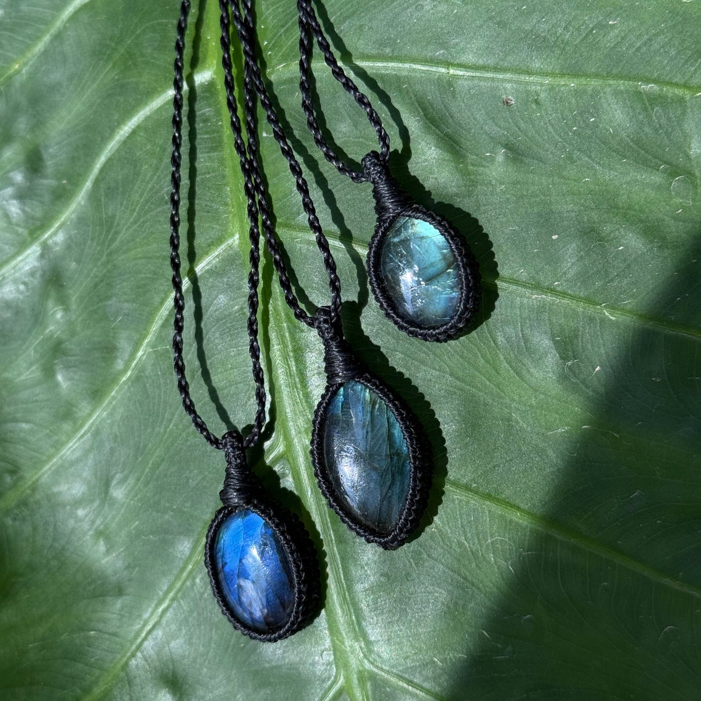 Collane Labradorite blu