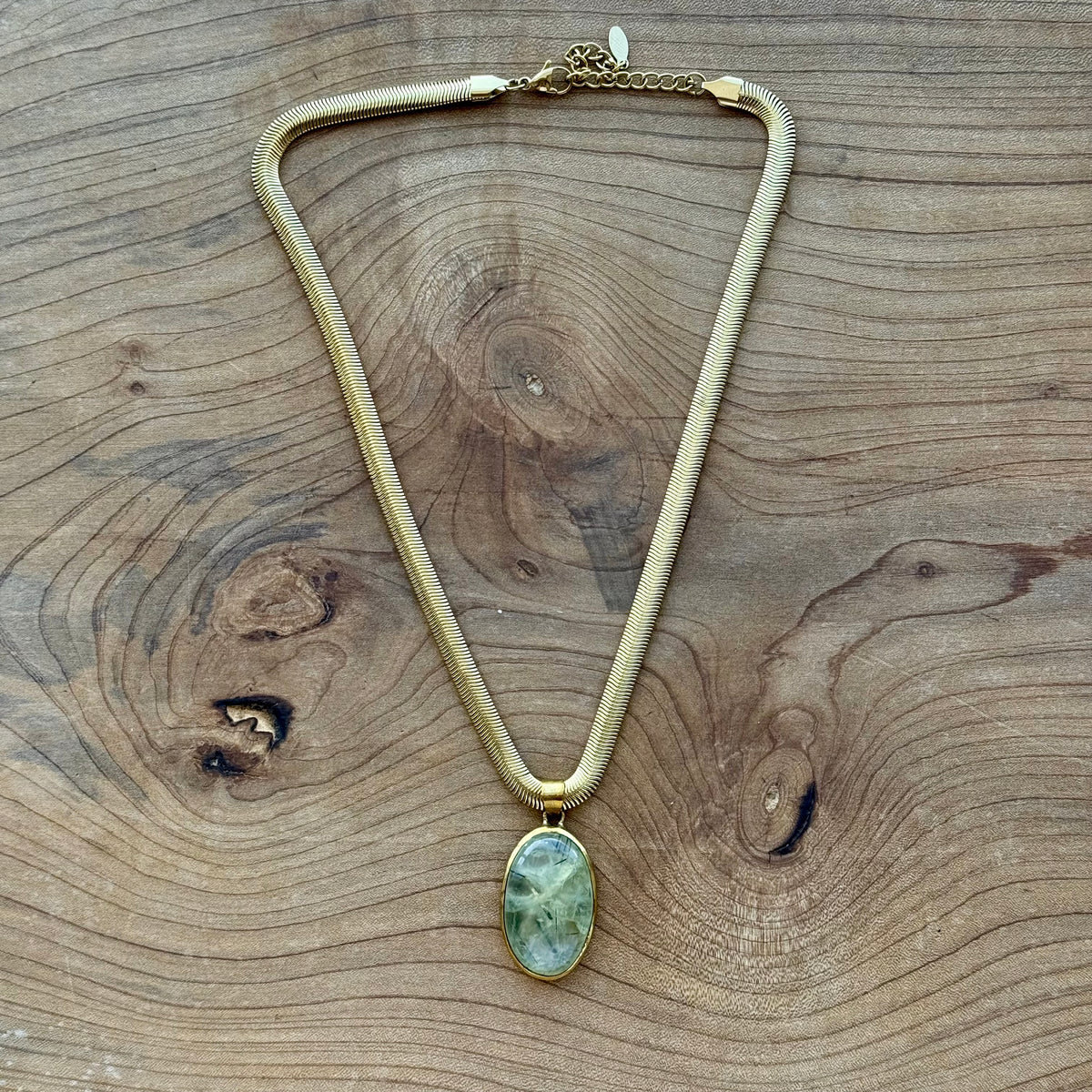 Collana Prehnite