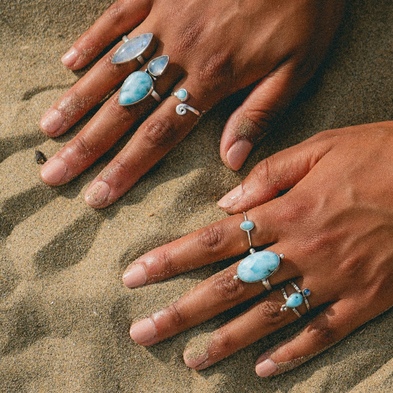 Anello aether larimar