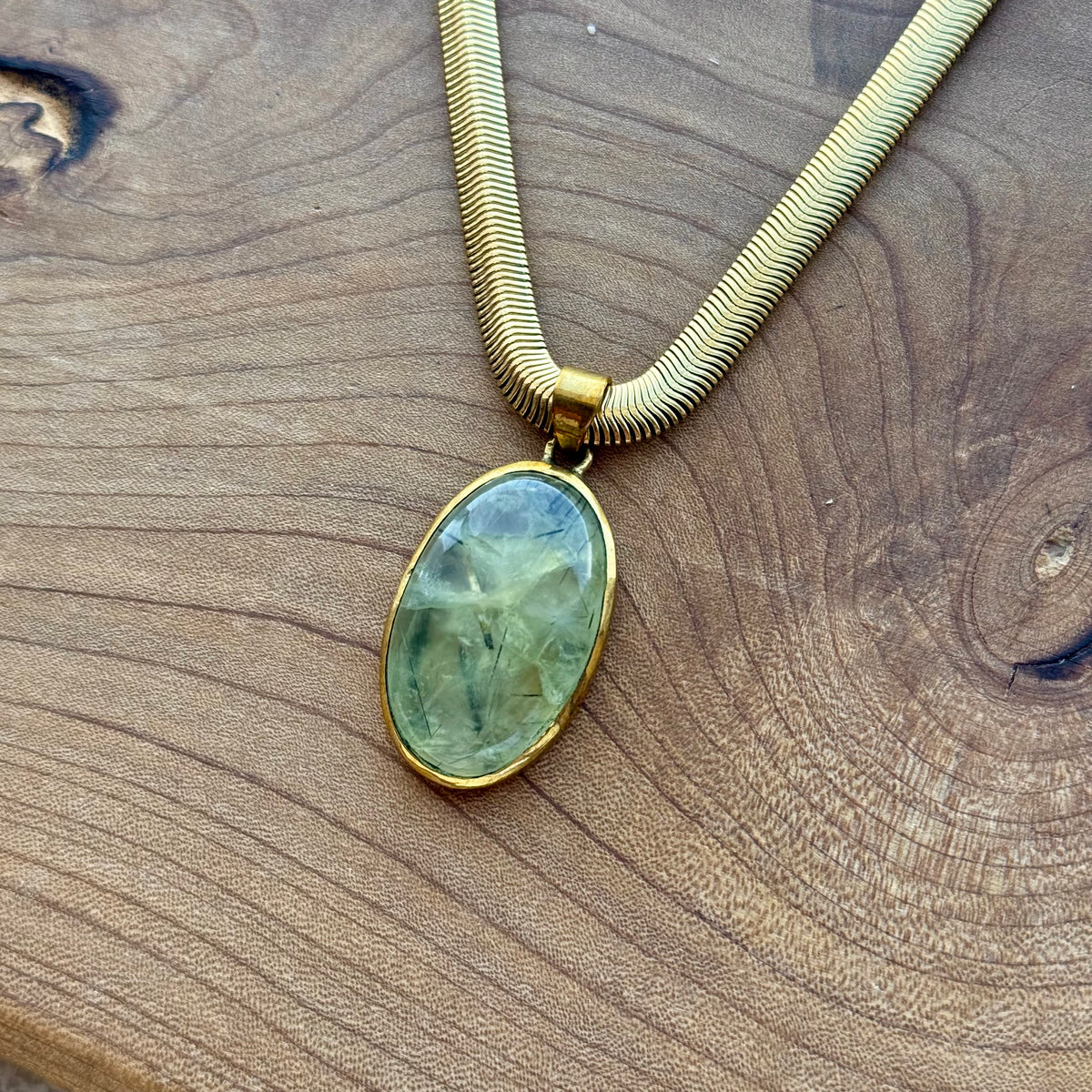 Collana Prehnite