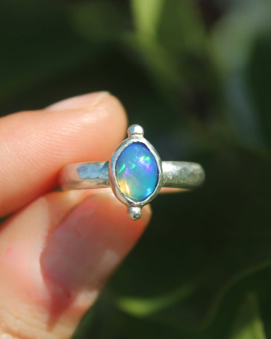 Anello Opale punti tg. 13