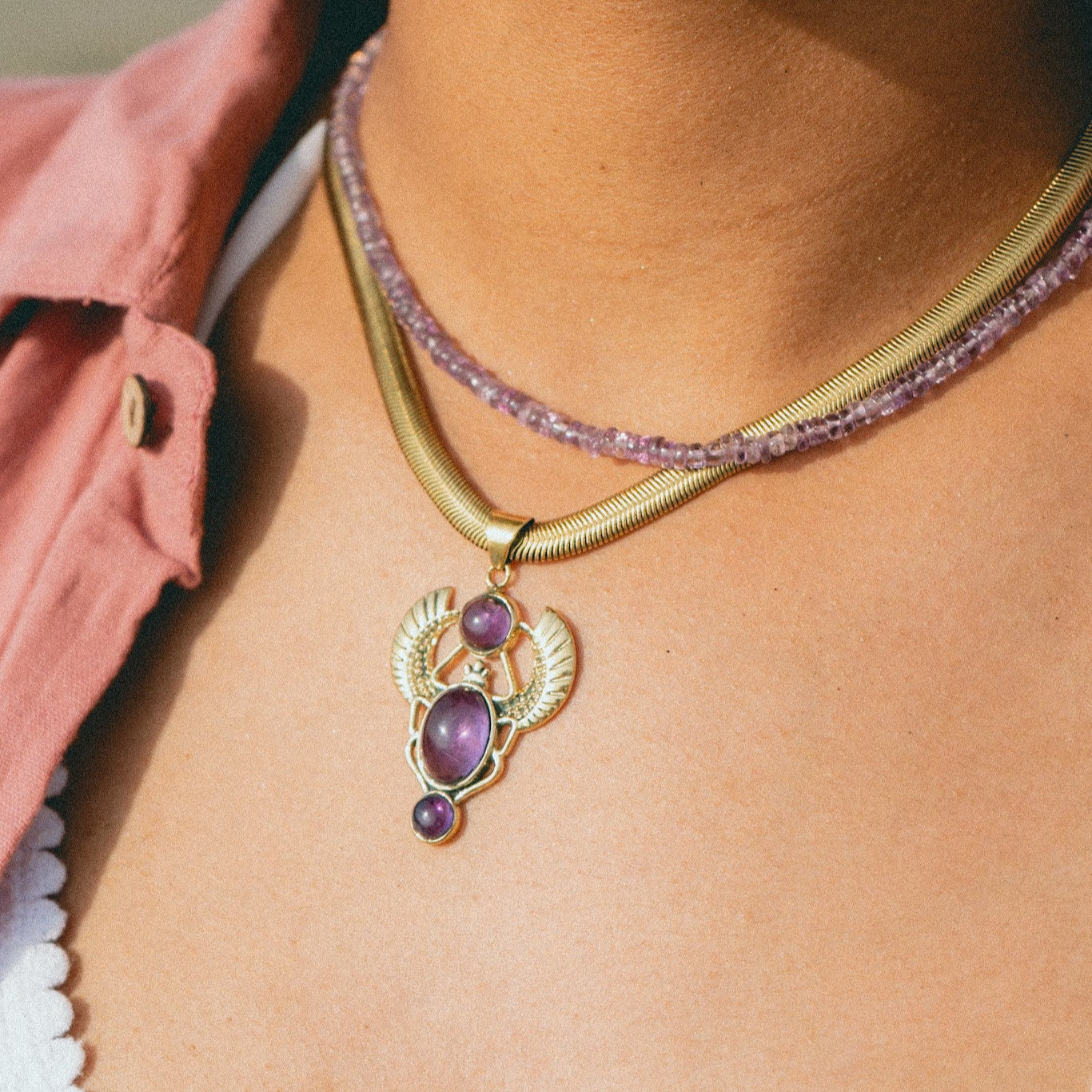 Ciondolo Scarabeo Egizio