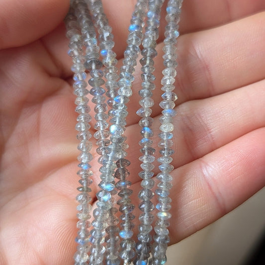 Collanina labradorite perline piccole