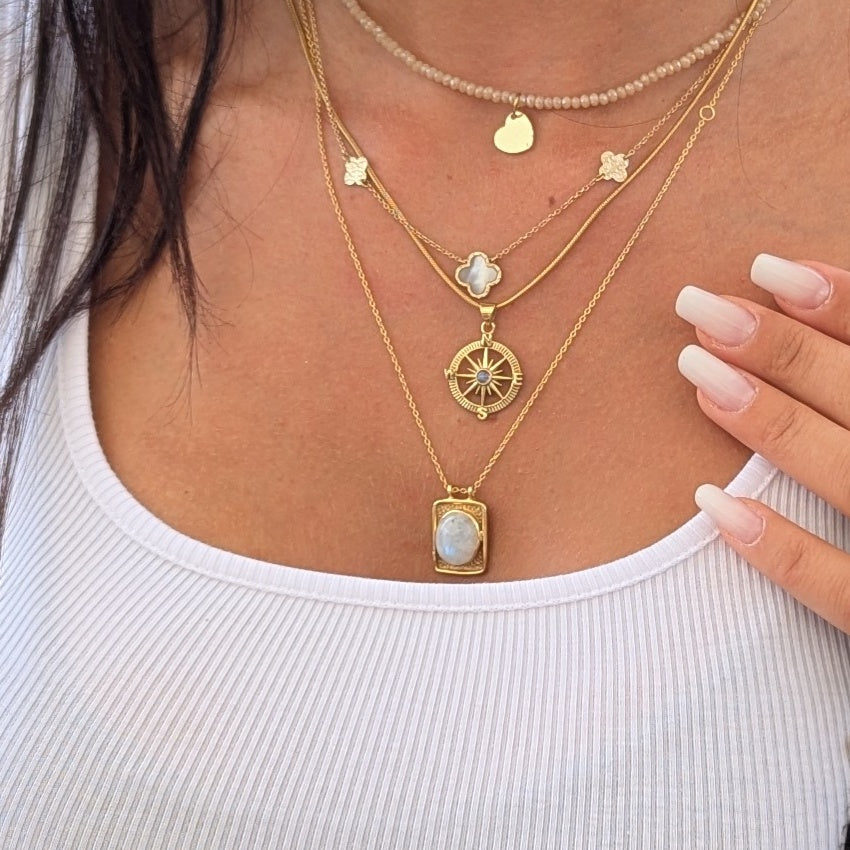 Collana Hieros placcata oro 14kt